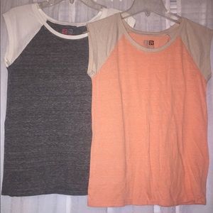 Two t shirts, perfect for layering